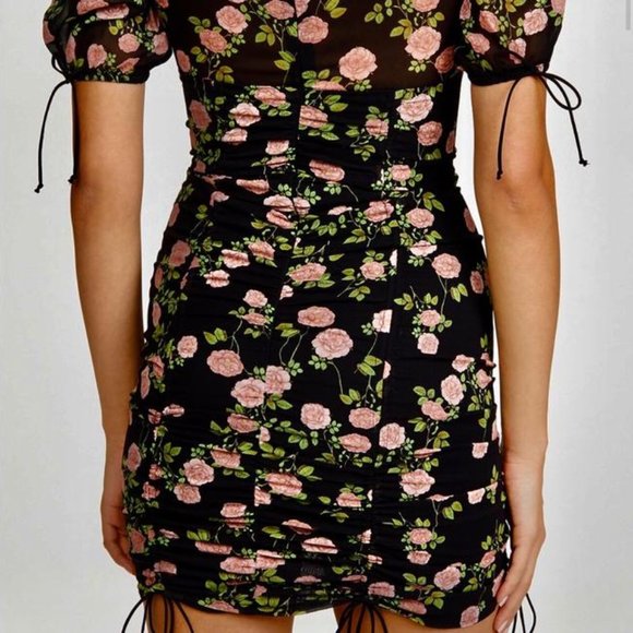 NWOT For Love and Lemons Biscotti Mini Dress Small - Picture 2 of 6
